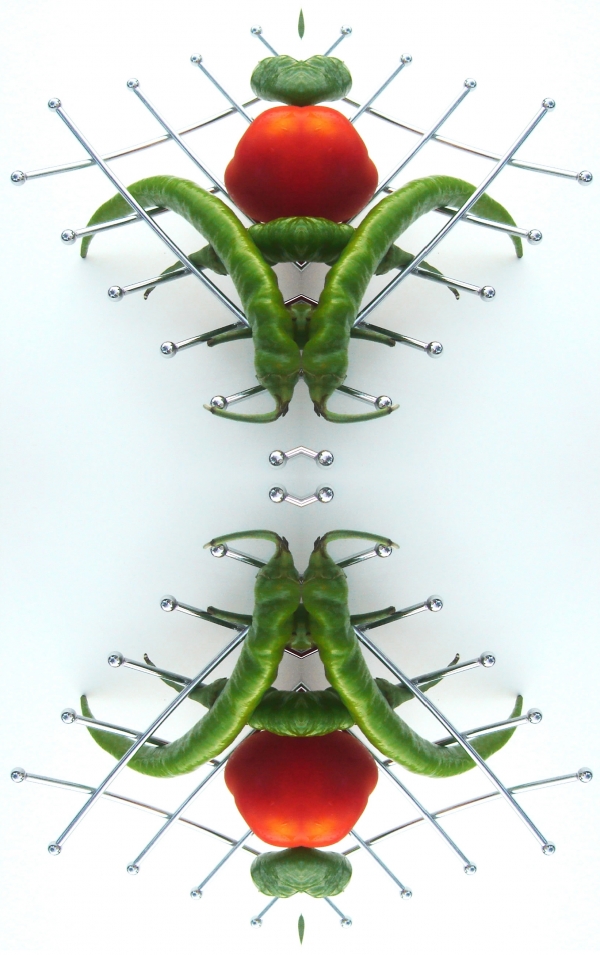 Creation of parts of pepper: Step 4
